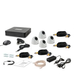 A set of video surveillance Tecsar AHD 4IN DOME LUX