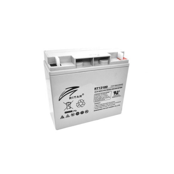 Rechargeable battery RITAR AGM RT1250 black 12V 5.0Ah